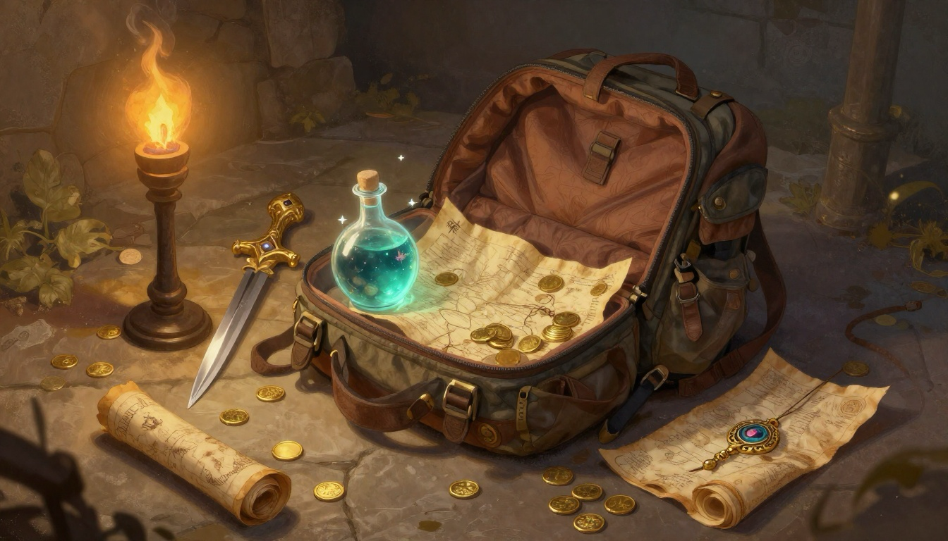 How Inventory and Equipment Work in an AI Dungeon Master Game